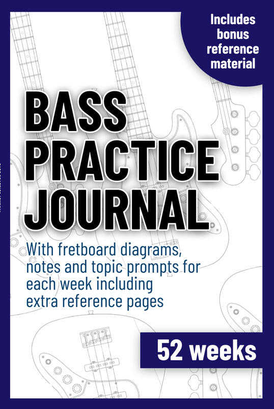 Bass practice journal